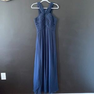 Navy Maxi Bridesmaids Dress